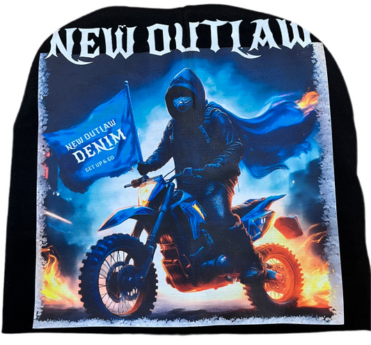 NEW OUTLAW DENIM - BEANIE - BLUE RIDER